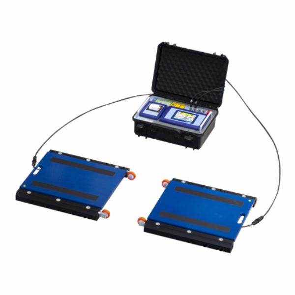 Kit portabil pentru cantarire auto pe axe, doua pad-uri, Dini Argeo 1 paduri cantarire auto