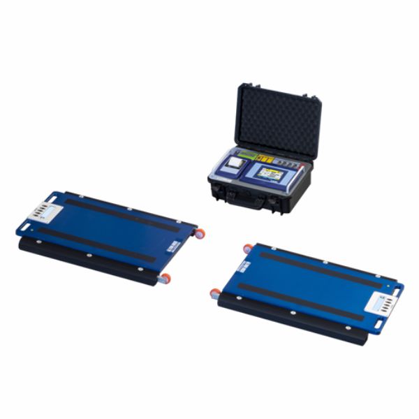 Kit portabil pentru cantarire auto pe axe, doua pad-uri, wireless, Dini Argeo 1 paduri cantarire auto
