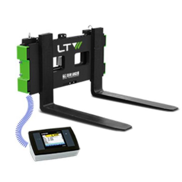 Fork holder plate with integrated weighing system and touch screen Dini Argeo LTW 1 furci stivuitor cu cantar